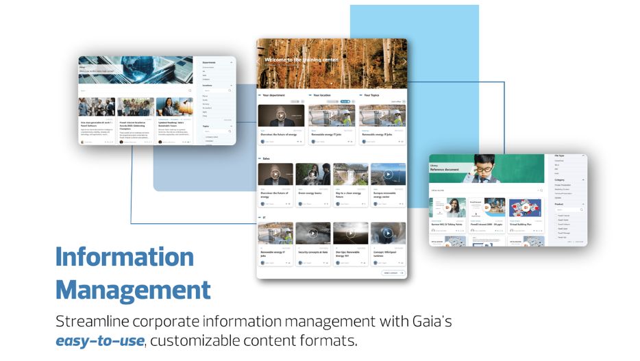 Information Management gaia intranet