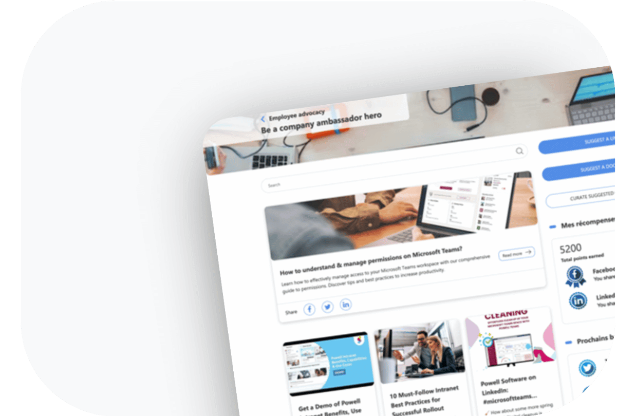 social sharing and advocacy