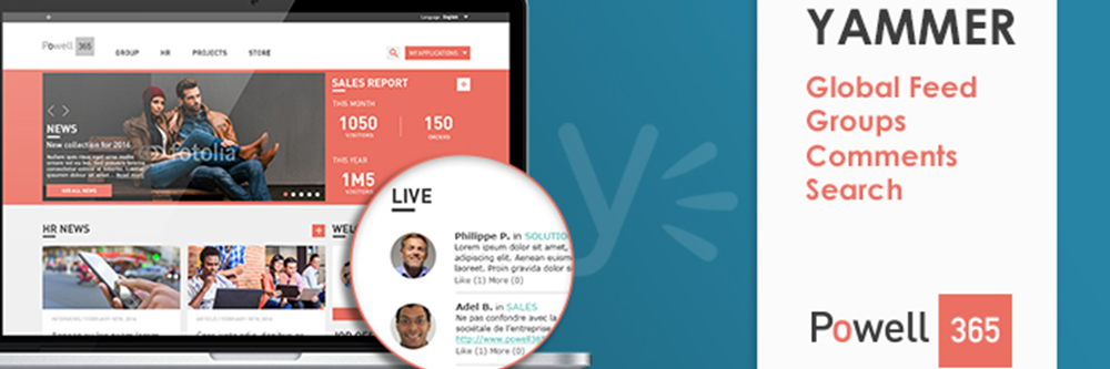 Leverage your Yammer Experience with Powell 365 in SharePoint online