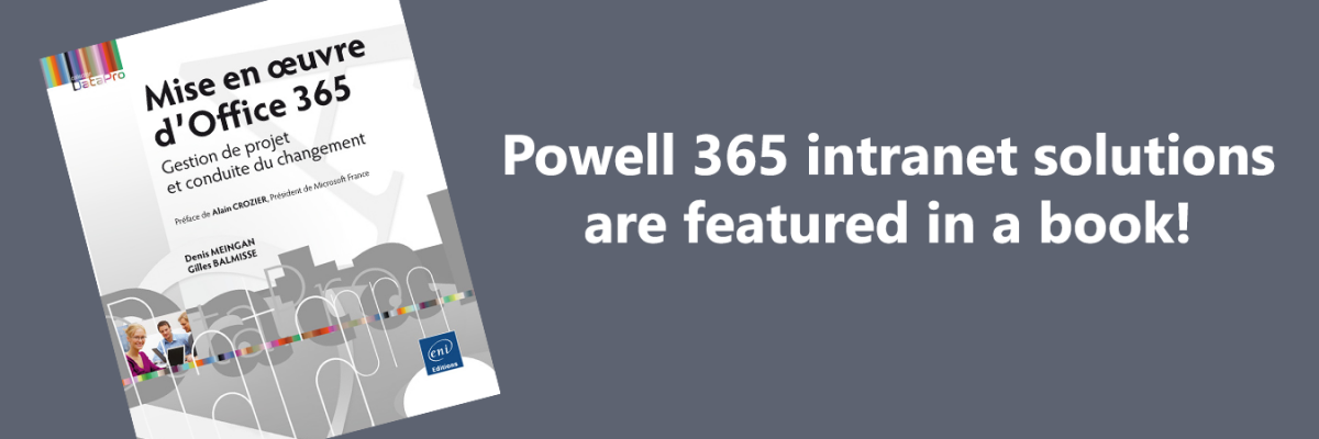 The Powell 365 intranet solutions are featured in a book!