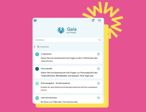 Intelligente Arbeitslösungen Gaia Powell