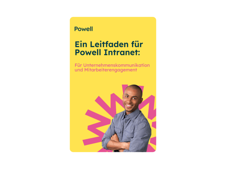 Unternehmenskommunikation und Employee Engagement kombinieren? Der Powell-Intranet-Guide macht’s möglich!