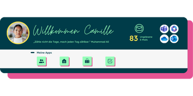 Wilkommen Intranet screenshot
