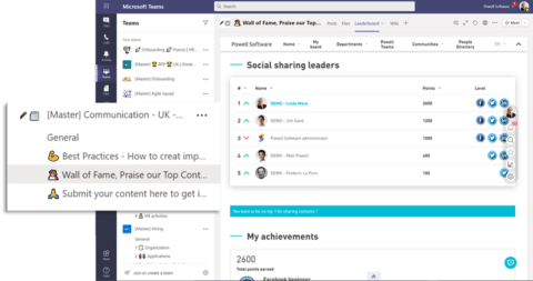 Employee Advocacy in Teams