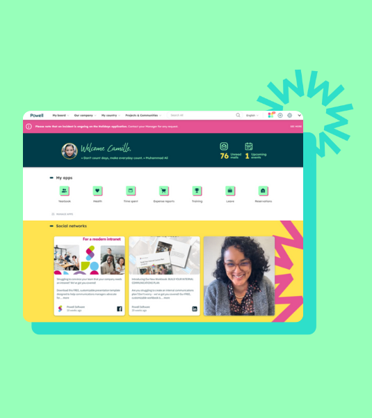 Intranet interface utilisateur