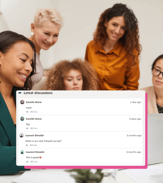 Intranet discussions board