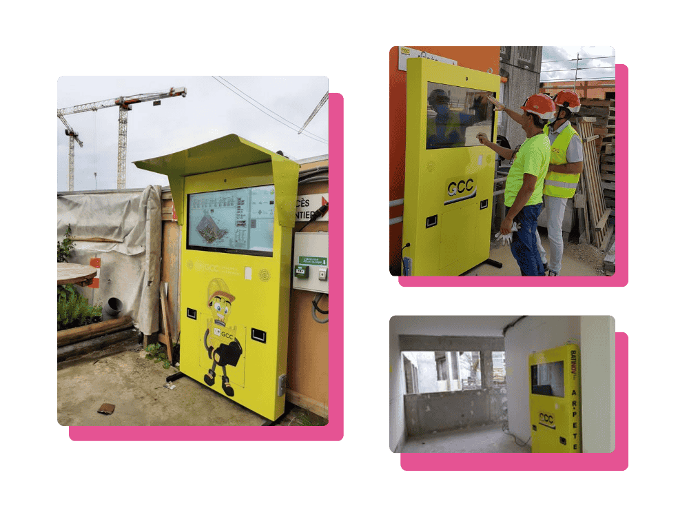 GCC construction site workers access