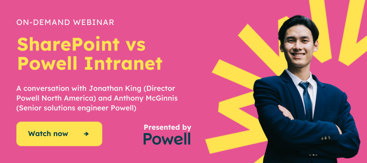 EN - Webinar : Webinar - Powell intranet vs SharePoint