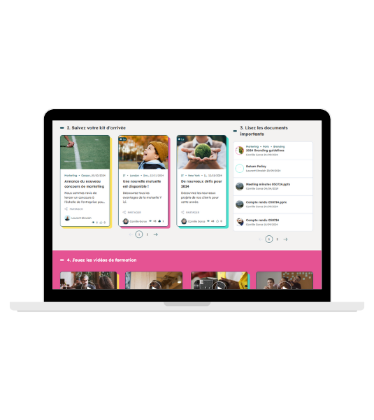 Parcours d'onboarding