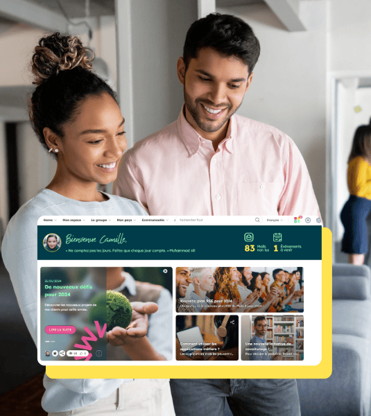 Page d'accueil Intranet