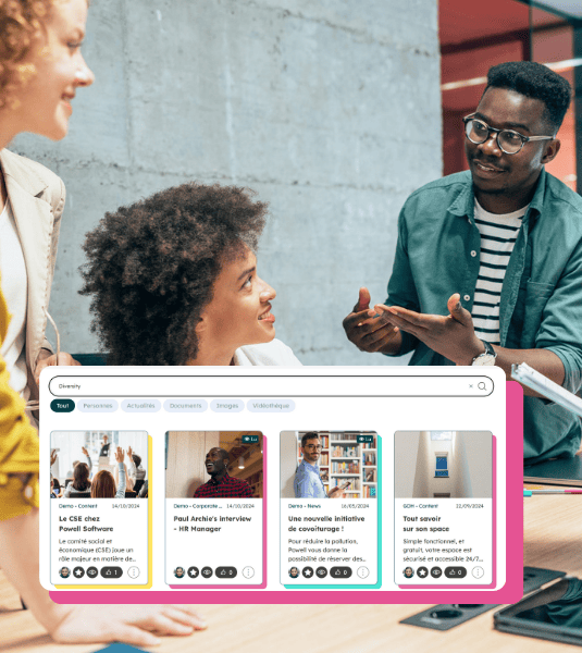 fonctionnalités de recherche intranet