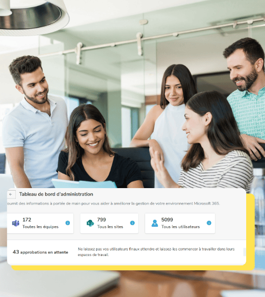 Tableau de bord d'administration Teams