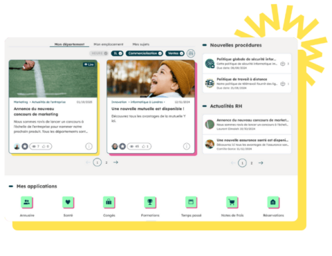 communication personnalisée intranet