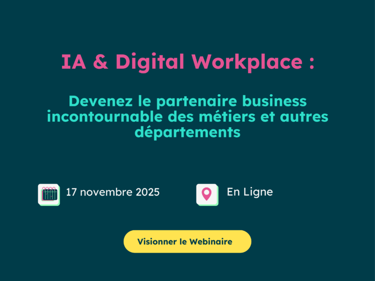 [Webinaire] IA & Digital Workplace