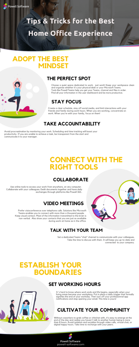 Remote Working Infographic